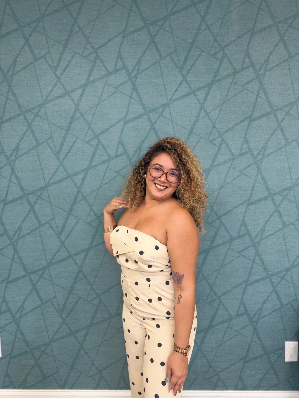 Polka Dot Jumpsuit