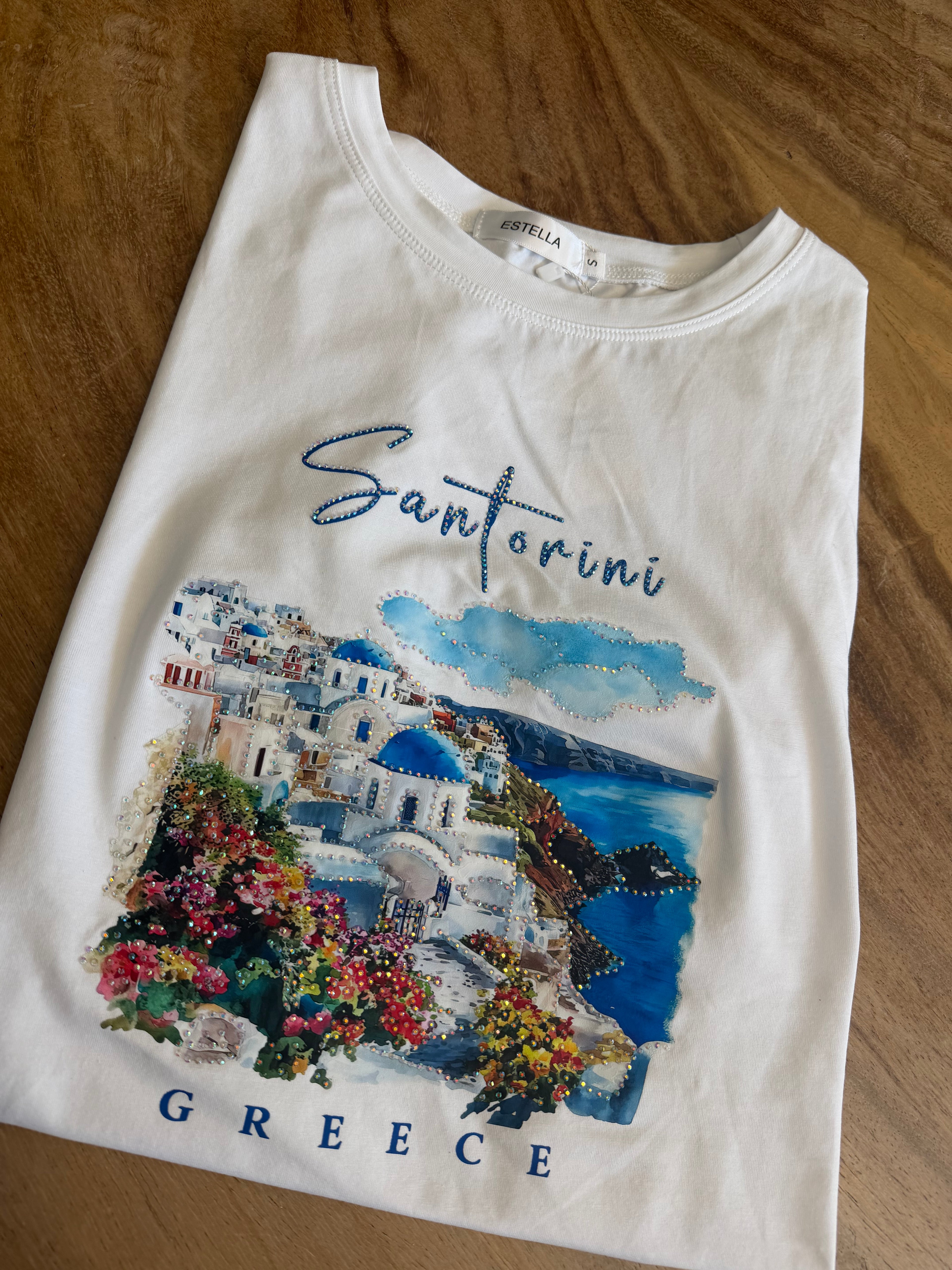 Santorini Top🩵
