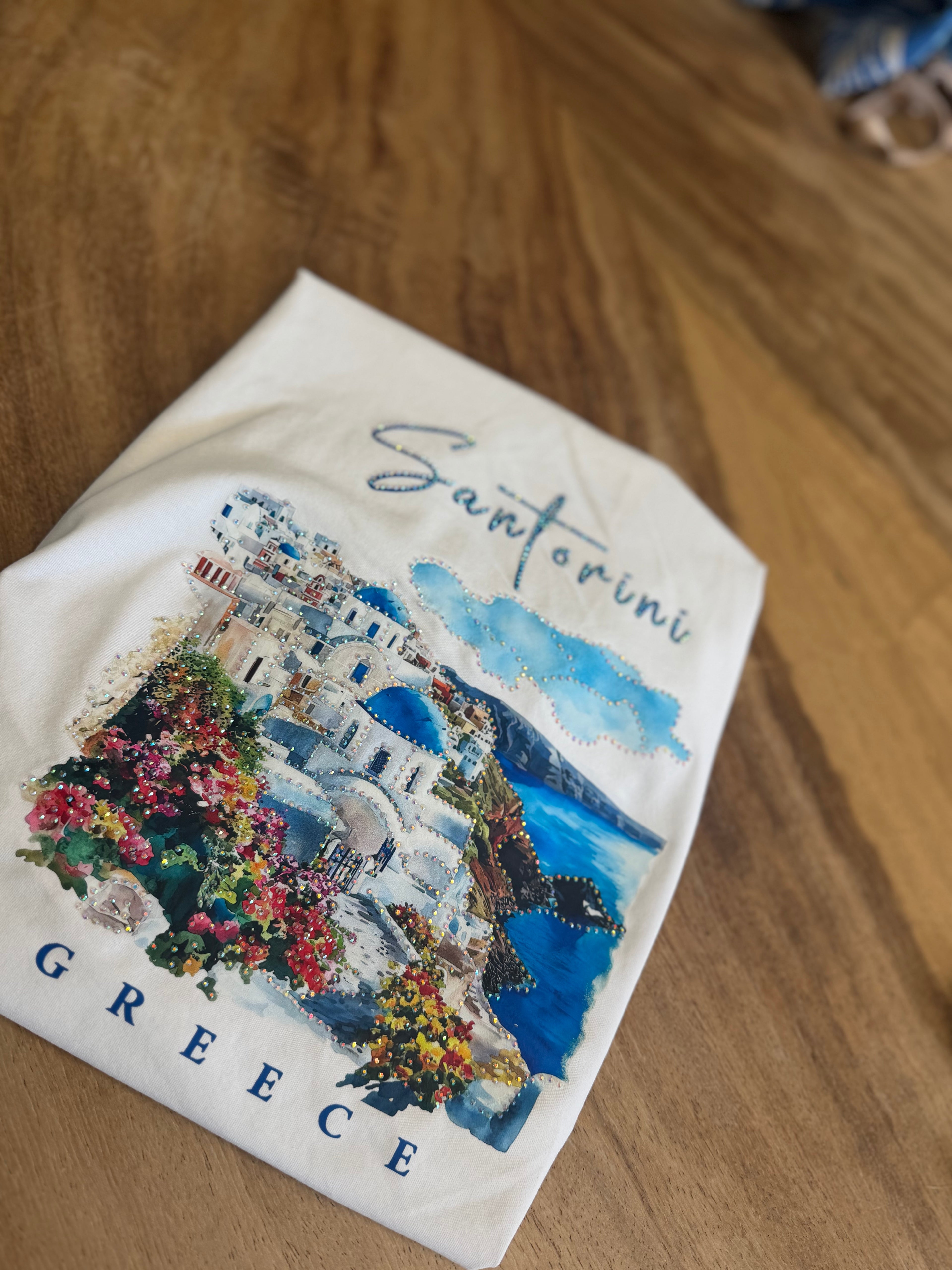 Santorini Top🩵