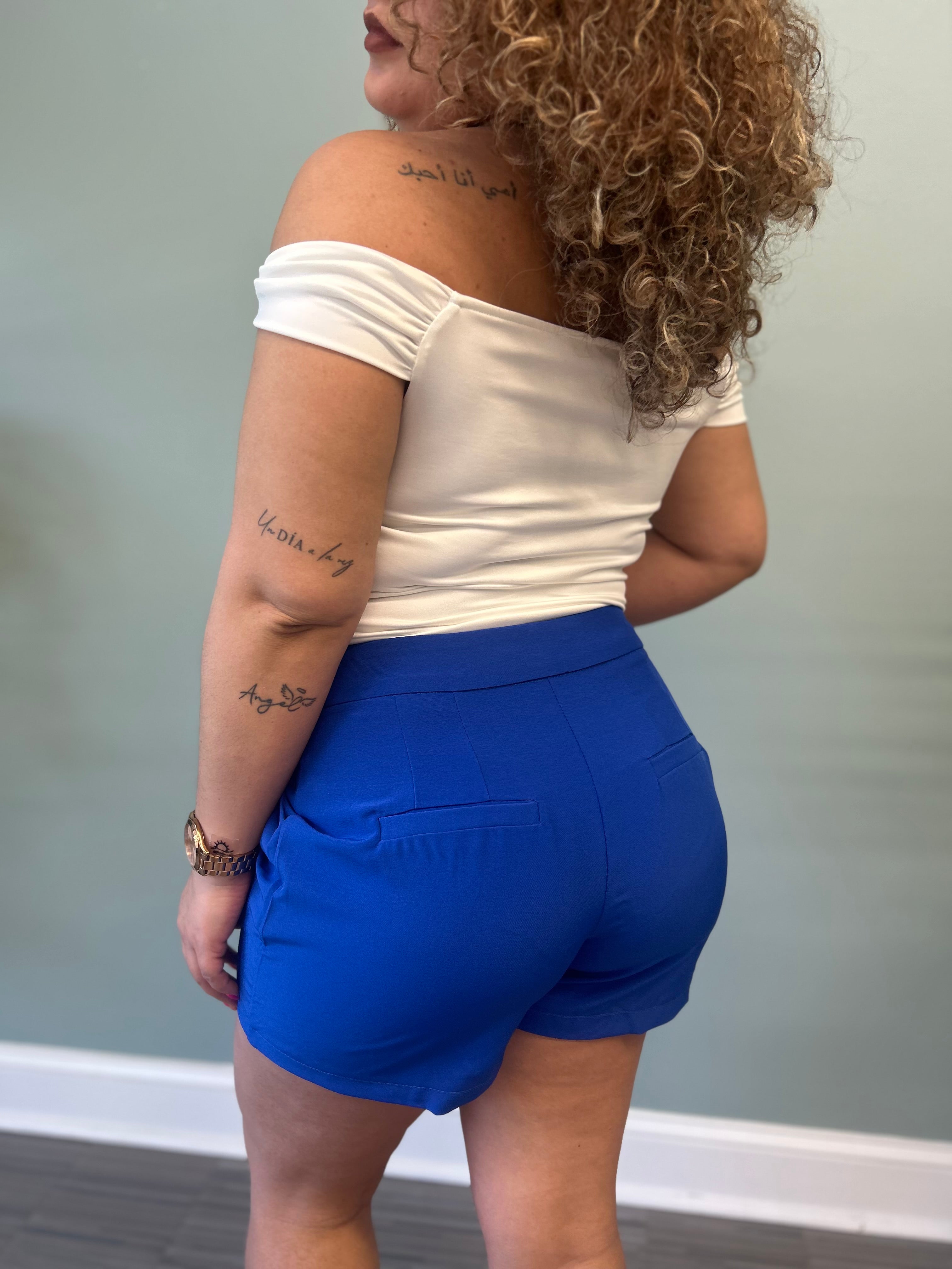 Royal-Blue Short